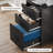 Modern 3-Drawer Rolling Vertical File Cabinet With Locking Casters,  Mobile Printer Stand For Home Office-1177237715