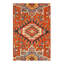Luiscarlos Wool Oriental Area Rug in Rust