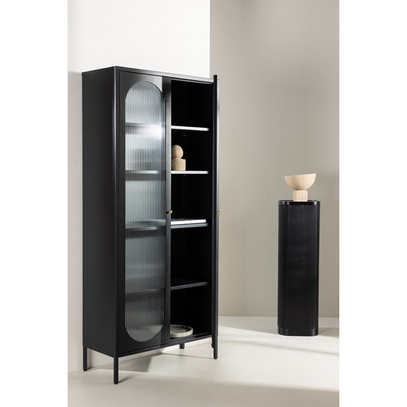 Annesa Display Cabinet, Black