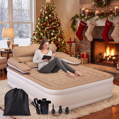 Queen Size Air Bed with Pump