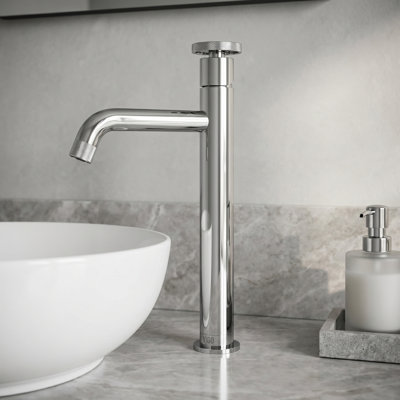 Cass 12" H Single Handle Vessel Sink Bathroom Faucet