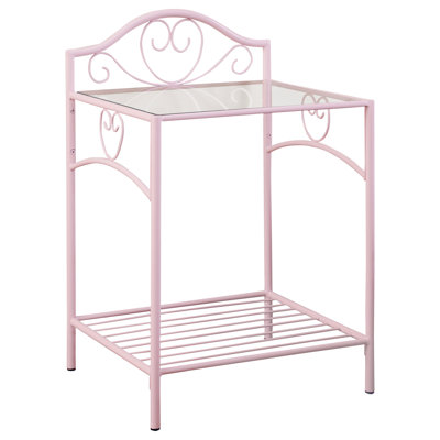 Cashlin 19.75'' W Metal Nightstand