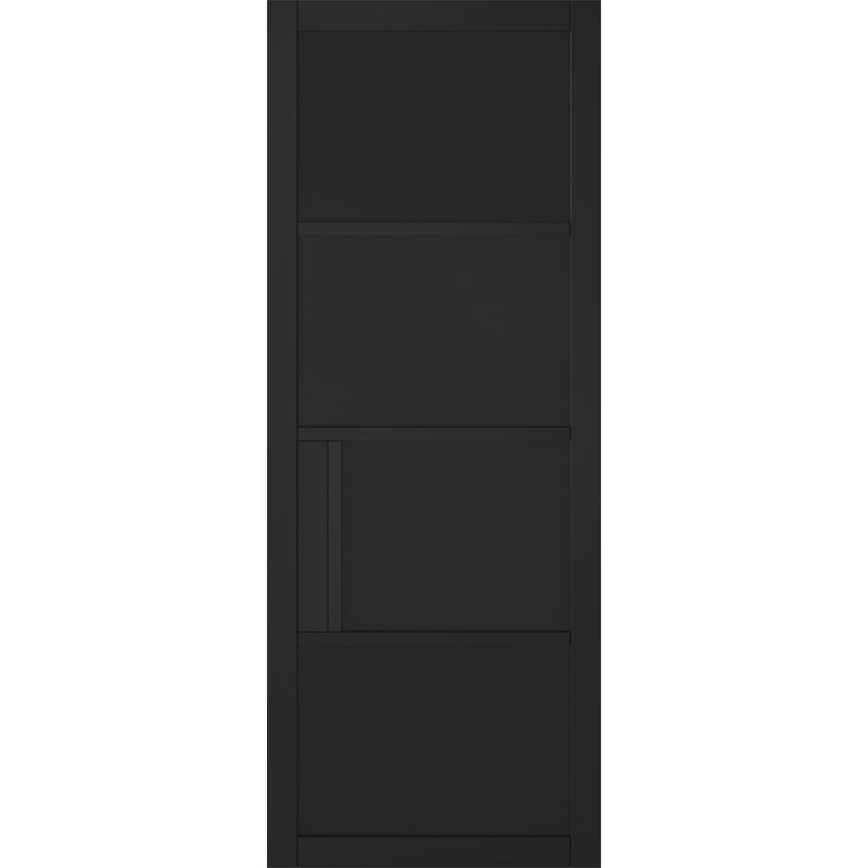 Chelsea Primed Black Internal Door, 1981mm H x 686mm W x 35mm D