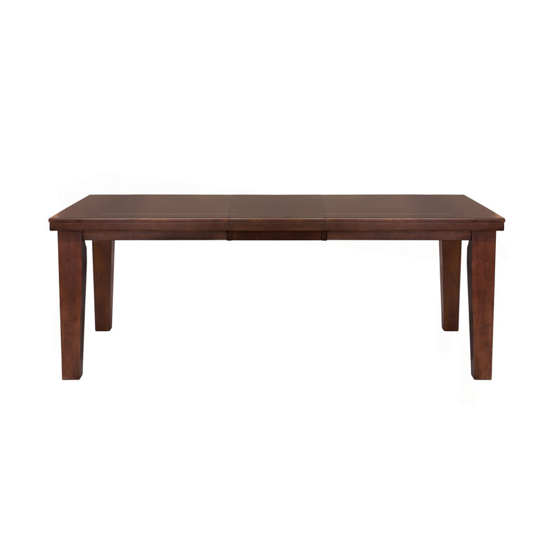 Table de salle à manger rectangulaire 1Pc avec rallonge de rangement en bois