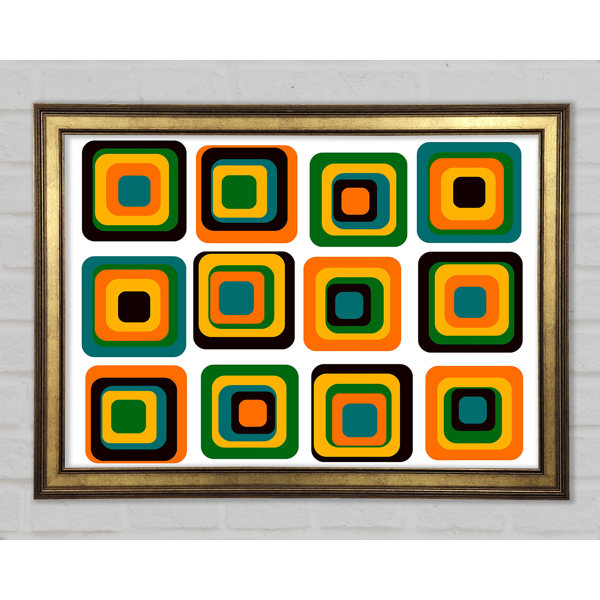 Colour Frame Block Ivy Bronx Blocks Of Colour Framed Print | Wayfair.co.uk