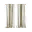 Panneau de rideau obscurcissant en coton 50 po x 84 po avec rayures en chenille, languette arrière et passe-tringle-462417209