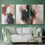 «Unbleached Neutrals I», ensemble de 3 reproductions encadrées sur toile-97913603-97913607