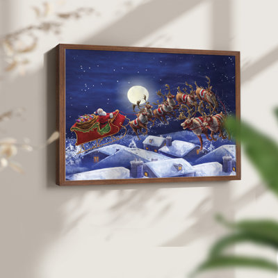Rooftop Ride -Framed Print - Restickable