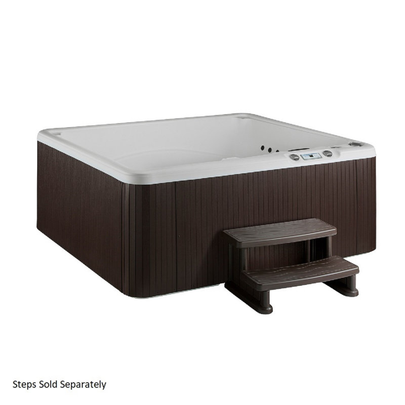 Lifesmart 5-Person Rectangle Spa with Multi-Color LED Light