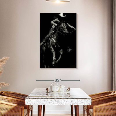 Lelar Scratchboard Rodeo IV