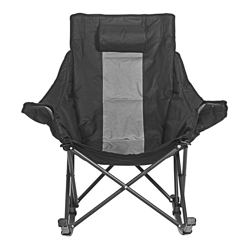Chaise de camping rembourrée et pliante