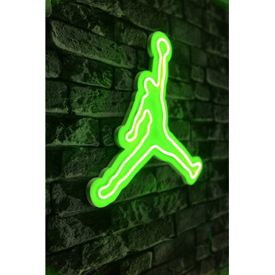 Ruban à DEL flexible au néon, vert, 16,5 x 15,7 x 0,8 pouces | IP67 imperméable, modèle en mousse de PVC, adaptateur 12V 4A | Parfait pour la décoration intérieure, les fêtes et les événements | Écoénergétique 20,16 watts