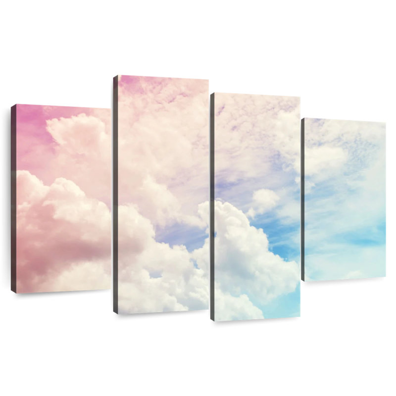 Nuage pastel Alvord, H 22 po x l 36 po