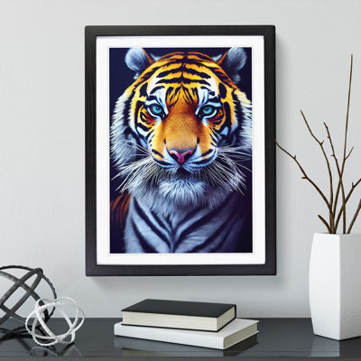 Striking Tiger No.4 - Single Picture Frame Print
