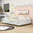 Wood Upholstered Daybed with Cloud-Shaped Backrest-1521390491-1513566559