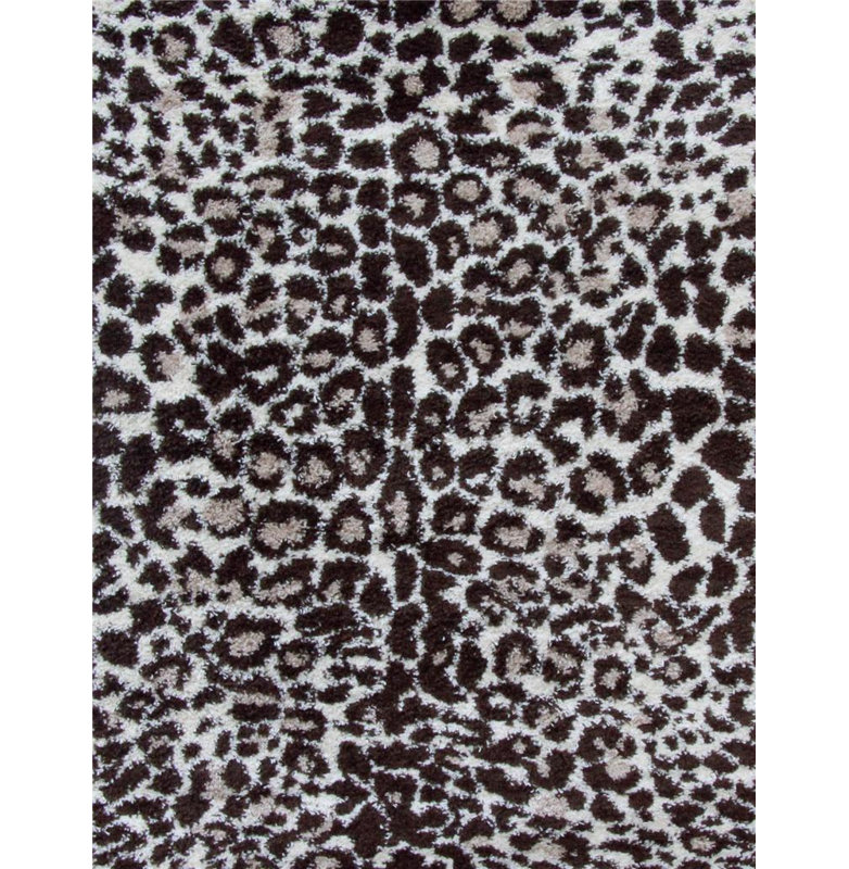 Tapis moderne Rue Bonhill Shag Leopard