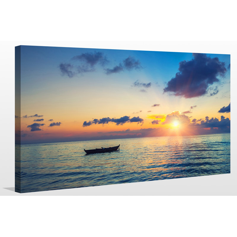 « couleur aube », reproduction de photo sur toile tendue, H 28 po x l 48 po x P 1,5 po