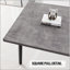 55,25 à 70,87 po, table de salle à manger moderne extensible en bois aggloméré pour 4 à 6 personnes, style industriel médiéval