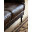 Mid-century Wood Straight Sofa