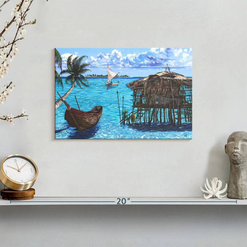 Gillard Tropical Caribbean Dreams, H 8 po x l 12 po