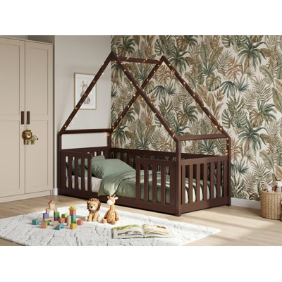 Vasso Single (3') Solid Wood Bed Frame