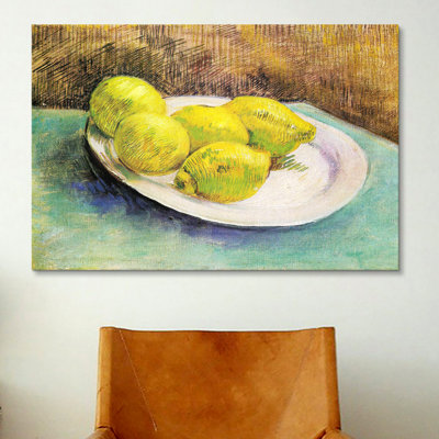 " Still Life With Lemons On A Plate " by Vincent Van Gogh