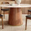 Ensemble de salle à manger 5 pièces Mid-Century en bois massif avec 4 chaises ergonomiques - Économisez pour les appartements compacts - Améliorez votre salle à manger immédiatement-1412042891-1412042890-1412042892