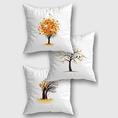 Ensemble de housse de coussin décoratif carré Berton