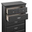 Delandre 87.4 cm W Chest of 5 Drawers-389027650