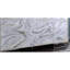 Console avec finition et peinture marbrées blanches - Espace de rangement spacieux pour le salon