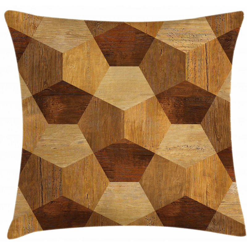 Housse de coussin décoratif intérieur/extérieur géométrique 36 po