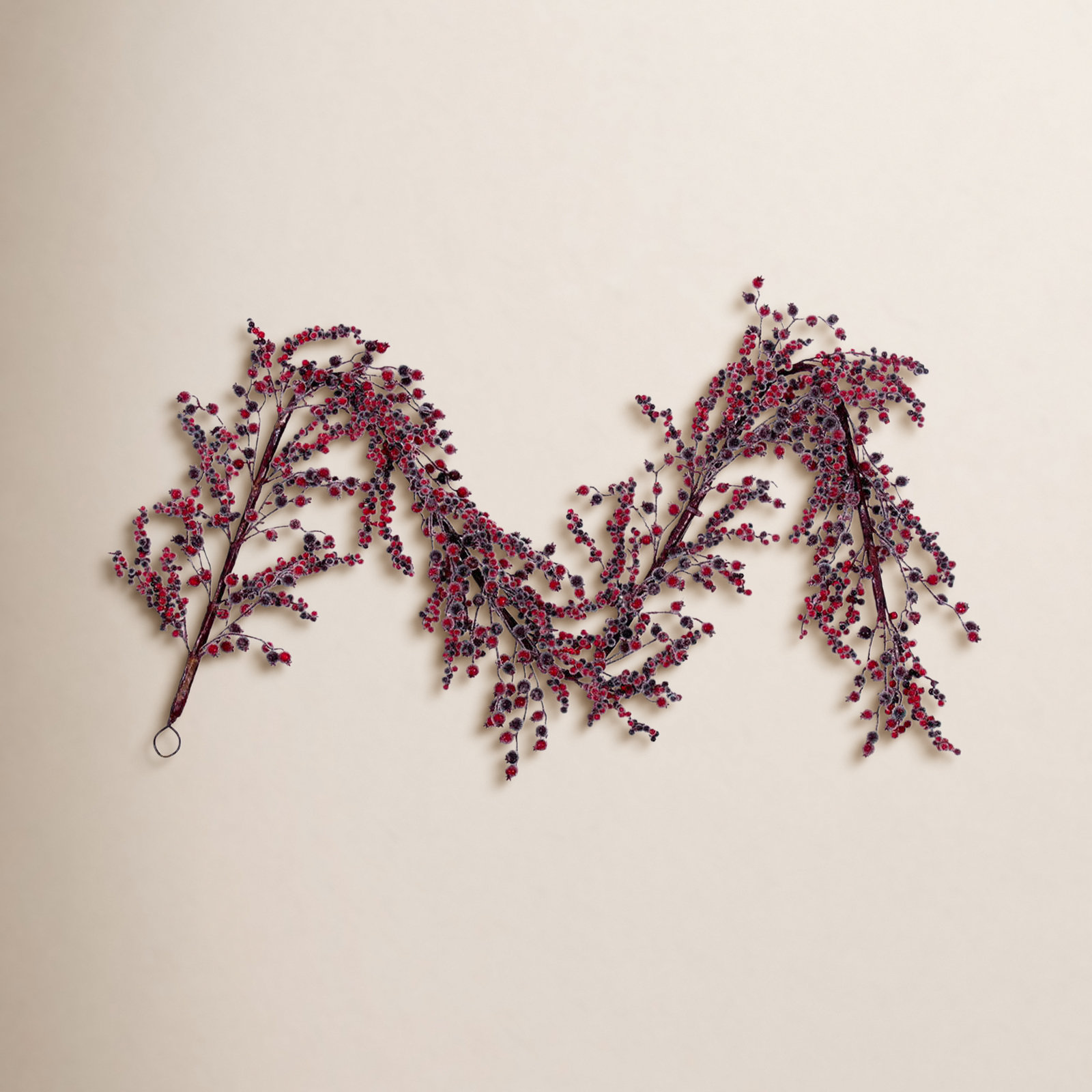 72" Icy Berry Christmas Garland