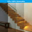 Éclairage de marches à intensité variable 3CCT 120-277V à DEL, 2700K / 3000K / 4000K au choix, 2,5W lumière d'escalier verticale, IP65 imperméable, bronze huilé-105284755