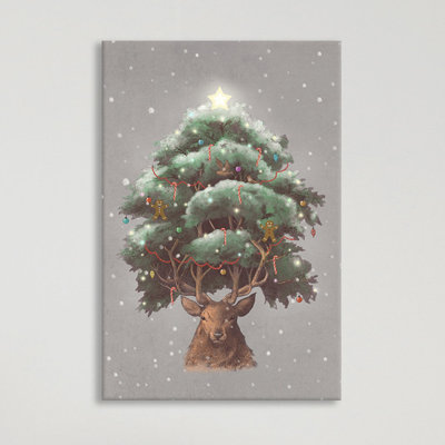«Reindeer Tree», art sur toile