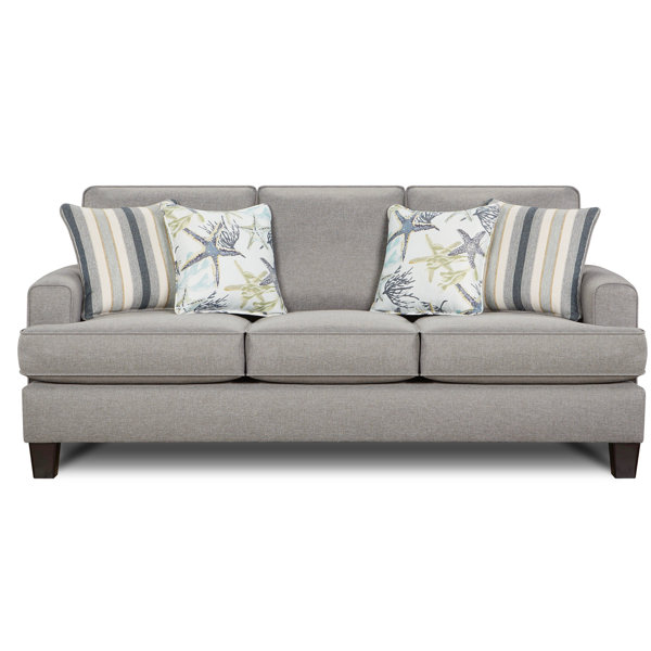 Cindy Crawford Beachside Denim Sofa | Wayfair