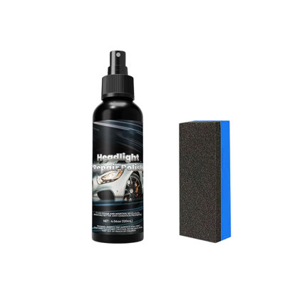 Cars headlight repair lotion Headlight Cleaner Car Headlight Cleaner Long Lasting Headlight Coating And Cleaning Solution Restores Polishes Headlights Car Light Cleaner Headlight Kit 120ml