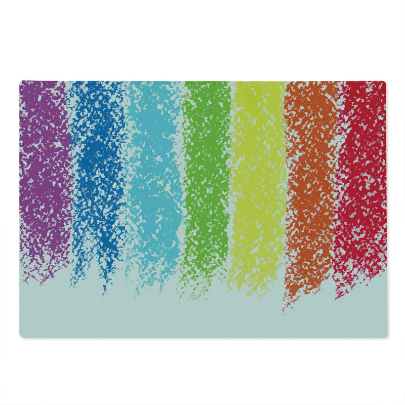 Multicolore peinture au pastel Ambesonne
