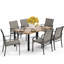 Sutiya Rectangular 7 - Piece 6 - Person 162.6Cm Outdoor Table Set-888698983
