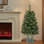 Arbre de Noël artificiel pin vert 3 pi avec 50 lumières Hard Needle