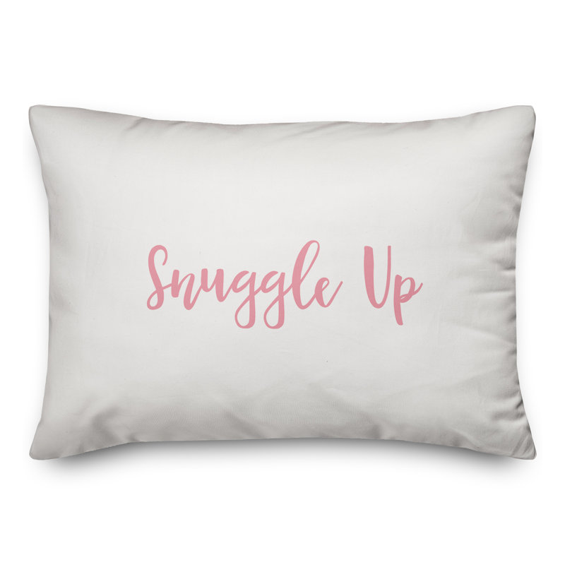  Coussin Snuggle Up, Rose / blanc