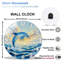 Horloge murale Dolphin Ocean