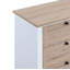 Commode principale à 6 tiroirs | Système de tiroirs Interlock | Glissoires pré-assemblées | Large 6 tiroirs profonds | Organisateur de placard pour chambre à coucher