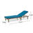 Morell Outdoor Acacia Wood Chaise Lounge Set with Table , Cushion Included-691608110-691625835