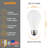 12 Watt (75 Watt Equivalent), A19 LED, Dimmable Light Bulb, Daylight E26/Medium (Standard) Base-60432963