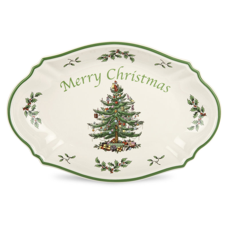 Spode, Christmas Tree - Merry Christmas Tray