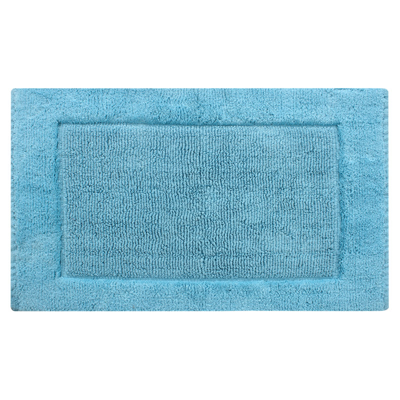 Levaughn Cotton Blend Bath Mat, Blue