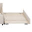 Lit plateforme tapissier avec port USB et lit gigogne simple-94375233