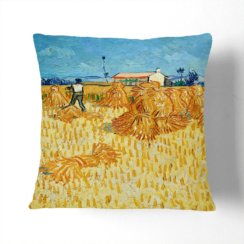 Harvest In Provence Square Throw Cushion, 40cm H x 40cm W x 15cm D