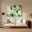 Art mural hawaïen en métal brun Tiare-93368102