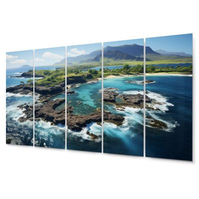 Moloney - ensemble d'art mural en métal Hawaii